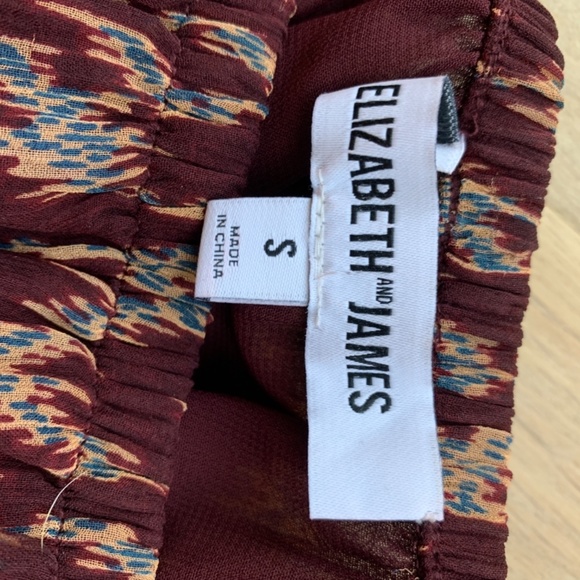 Elizabeth and James tube top blouse - Picture 2 of 2